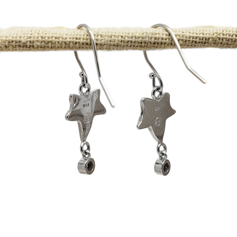 Diamond Leaf Earrings