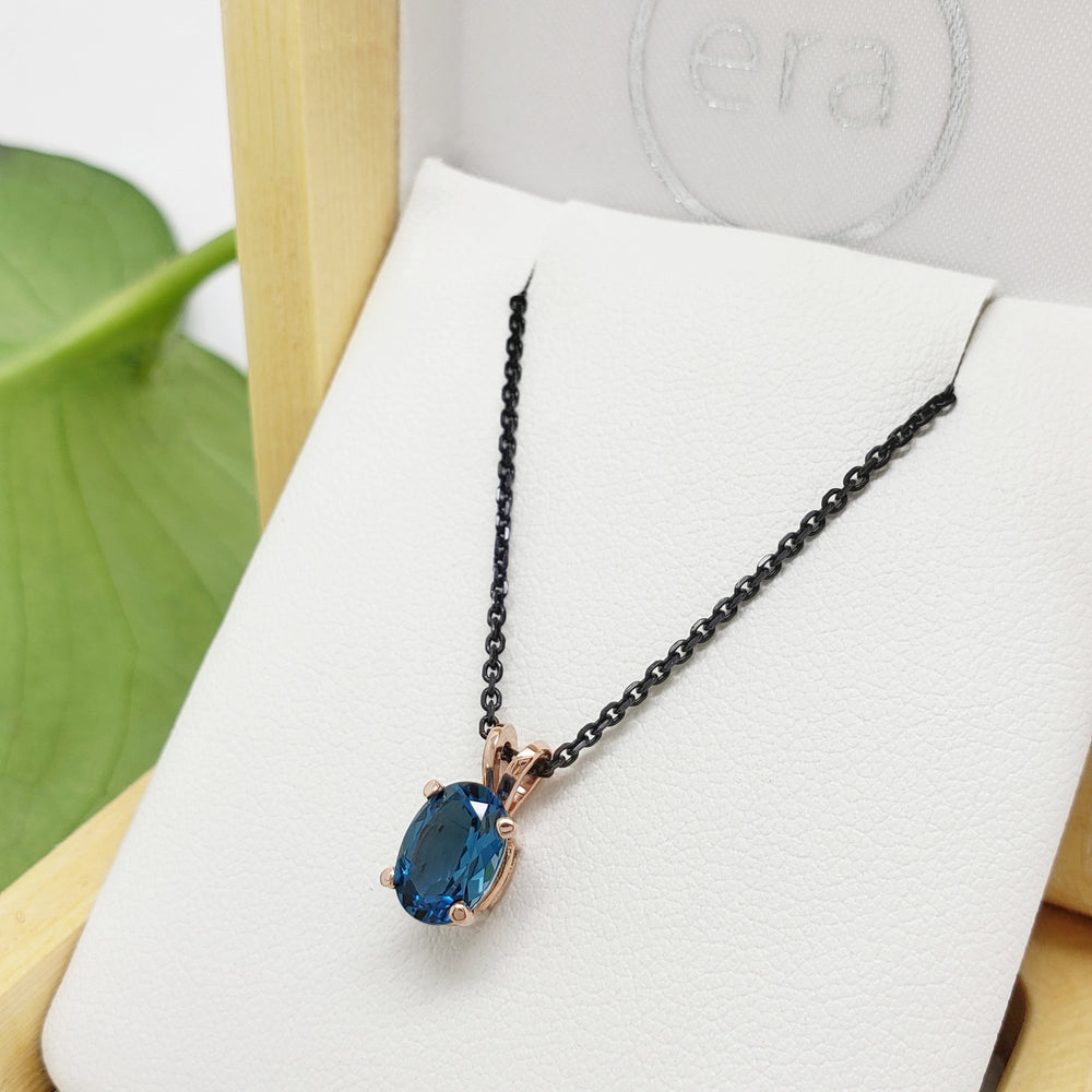 Blue Topaz Pendant | Era Design Vancouver Canada