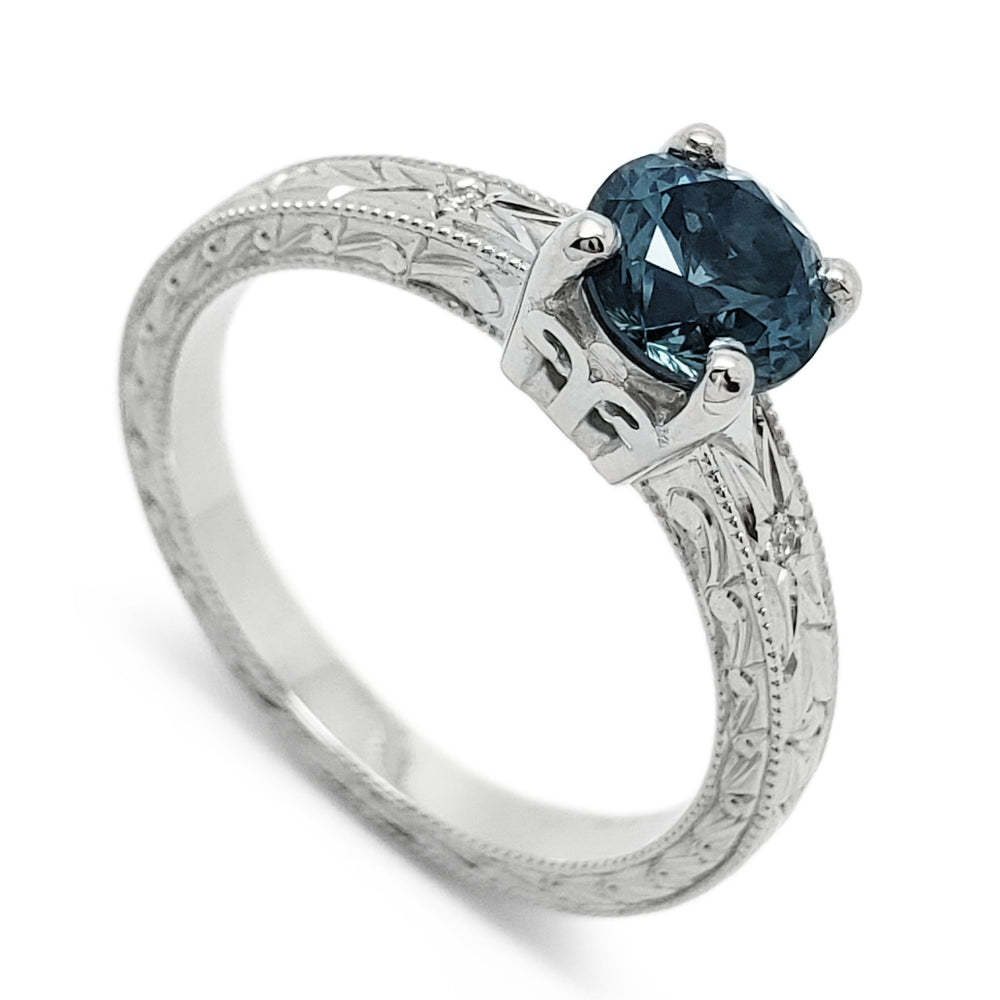Montana Sapphire Engagement Ring | Era Design Vancouver Canada