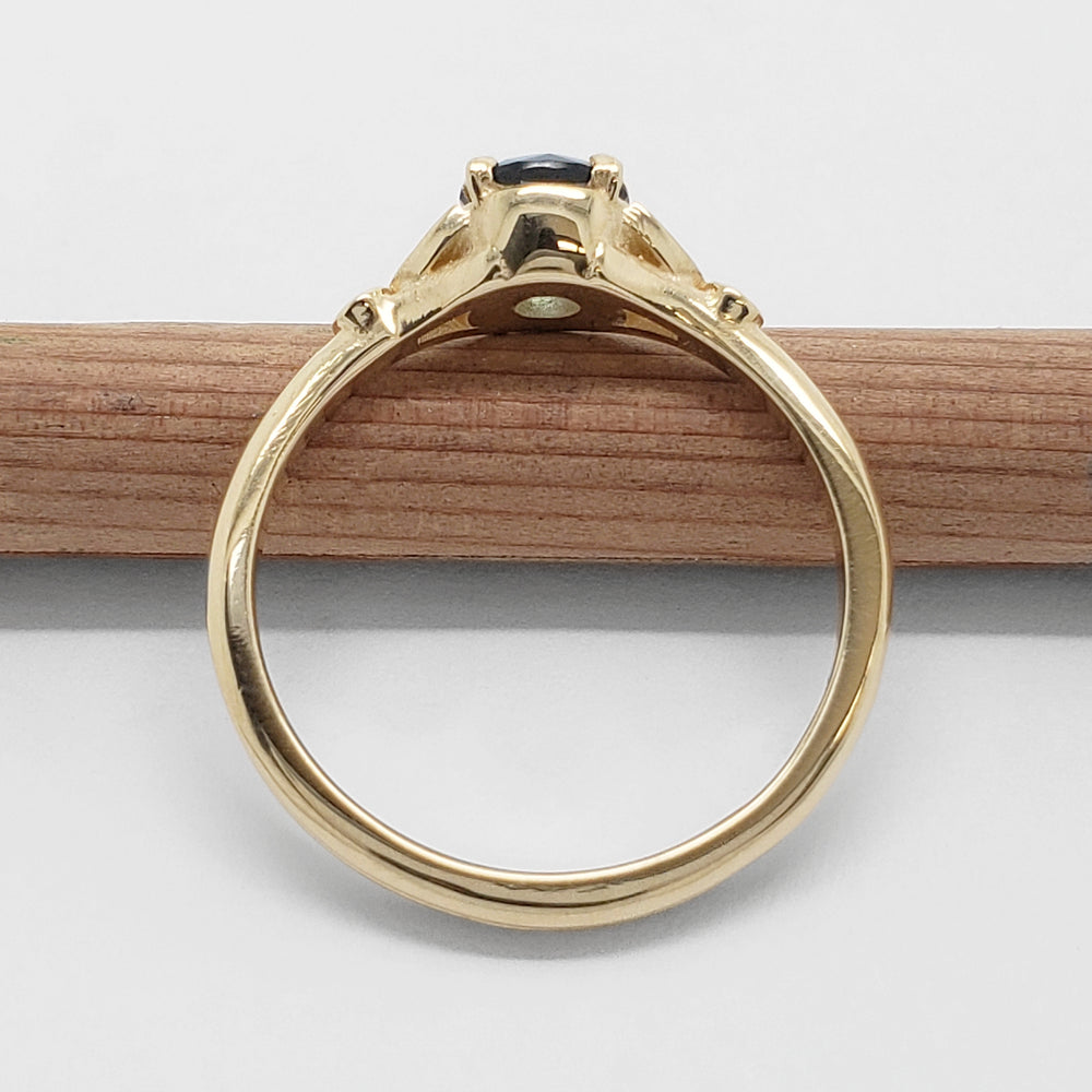 Montana Sapphire Engagement Ring | Era Design Vancouver Canada