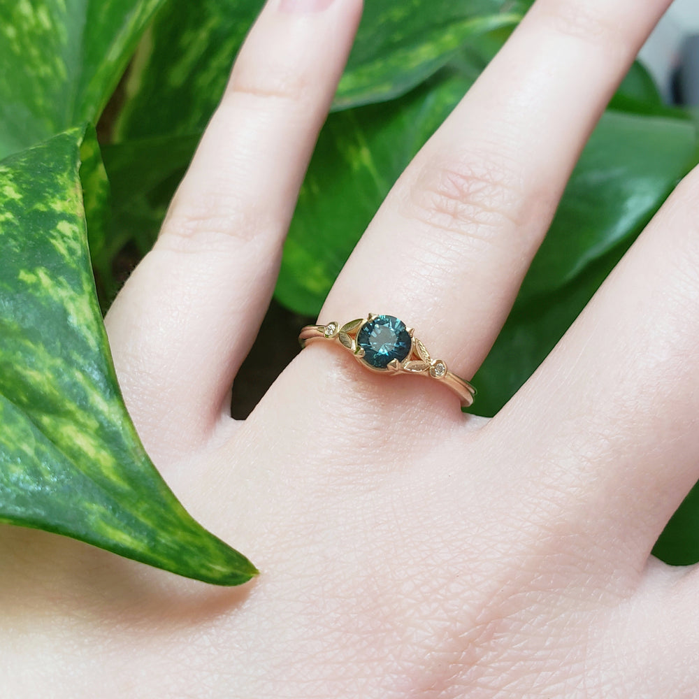 Montana Sapphire Engagement Ring | Era Design Vancouver Canada