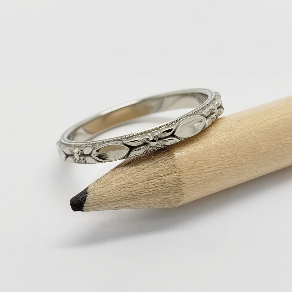 White Gold Wedding Ring | Era Design Vancouver Canada