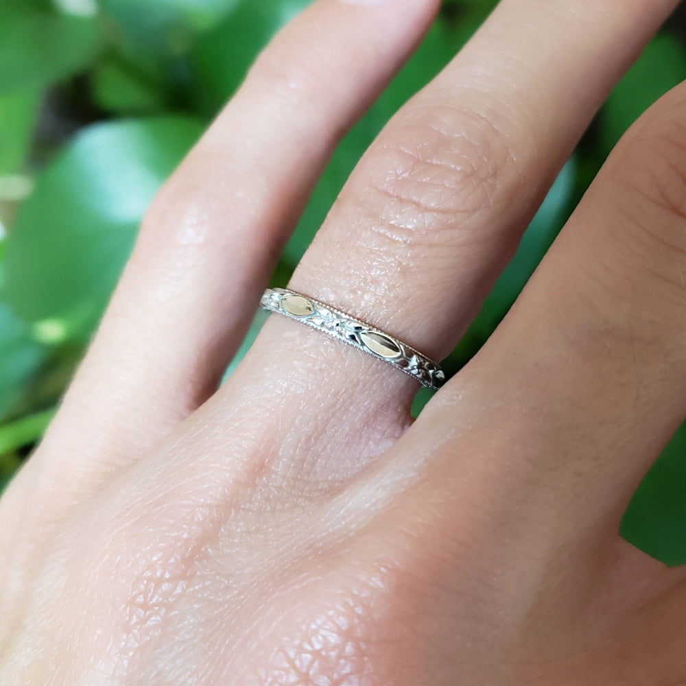 White Gold Wedding Ring | Era Design Vancouver Canada