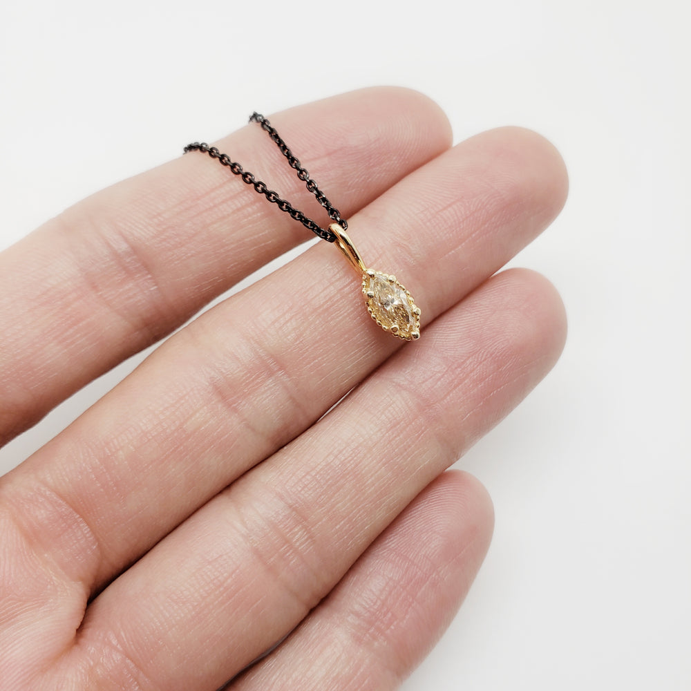 Champagne Diamond Pendant | Era Design Vancouver Canada