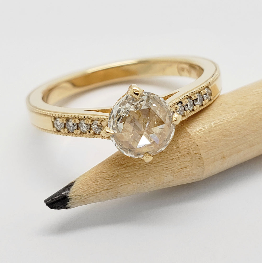 Lab Diamond Engagement Ring | Era Design Vancouver Canada