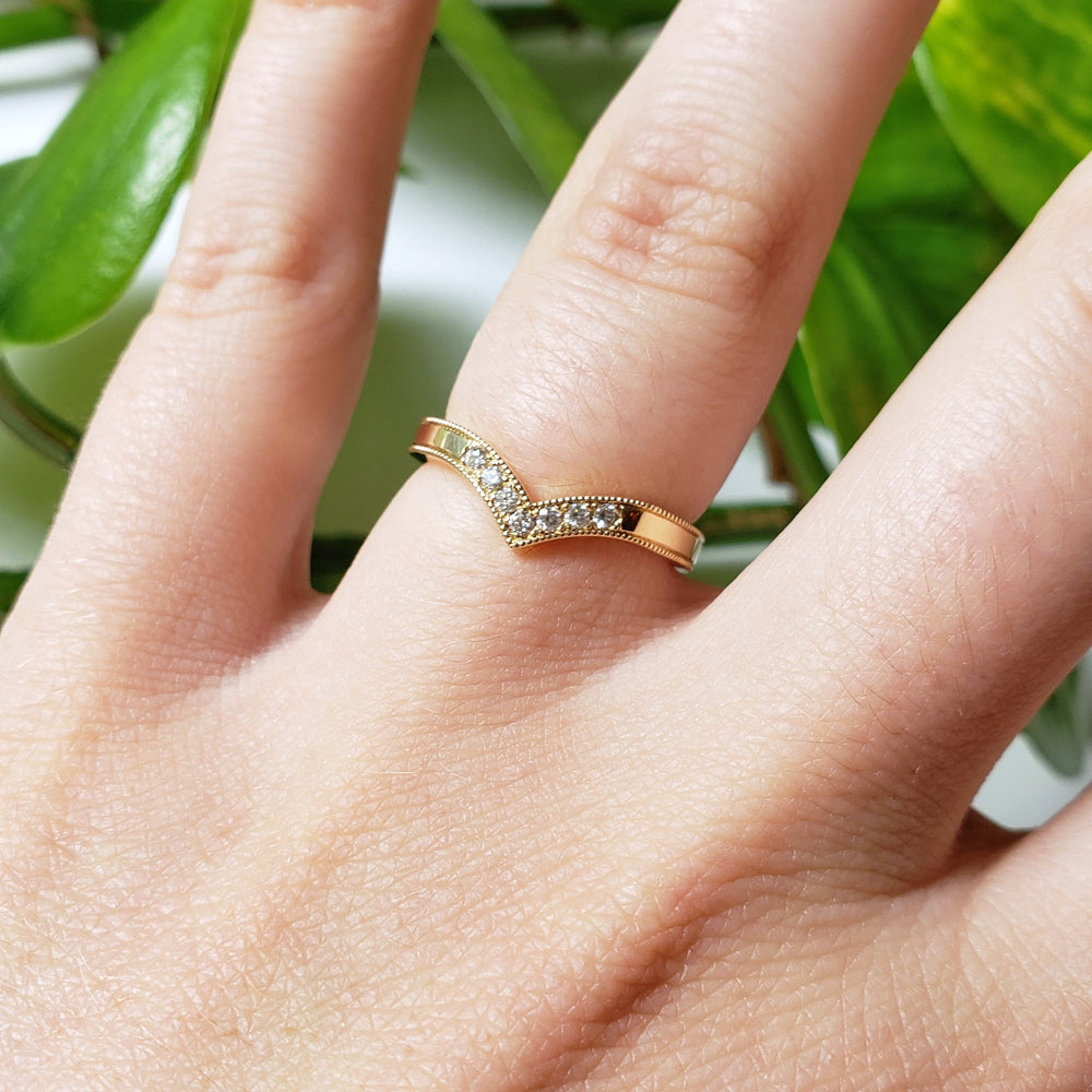 Canadian Diamond Wedding Ring | Era Design Vancouver Canada