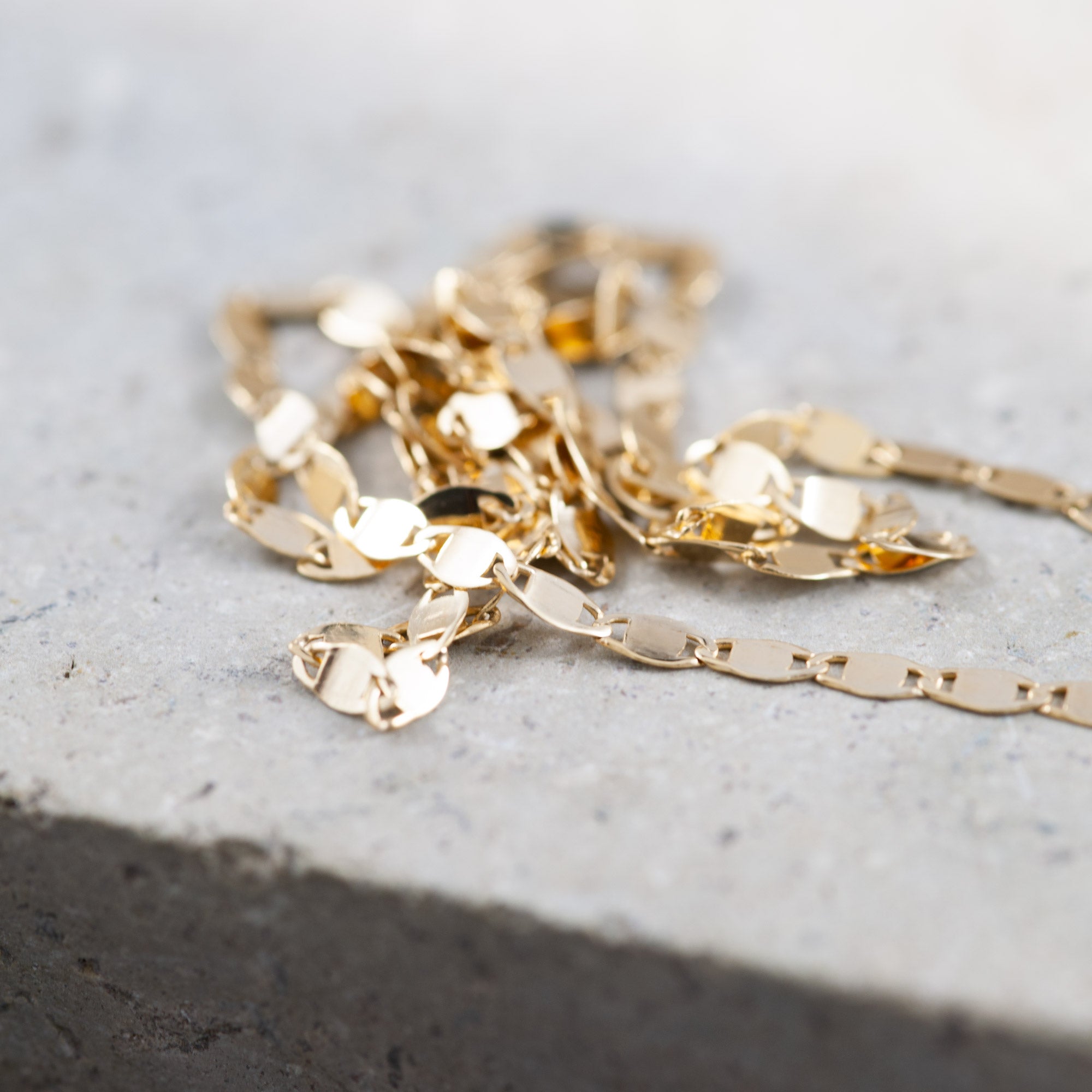 Gold Mirror Link Chain | Era Design Vancouver Canada