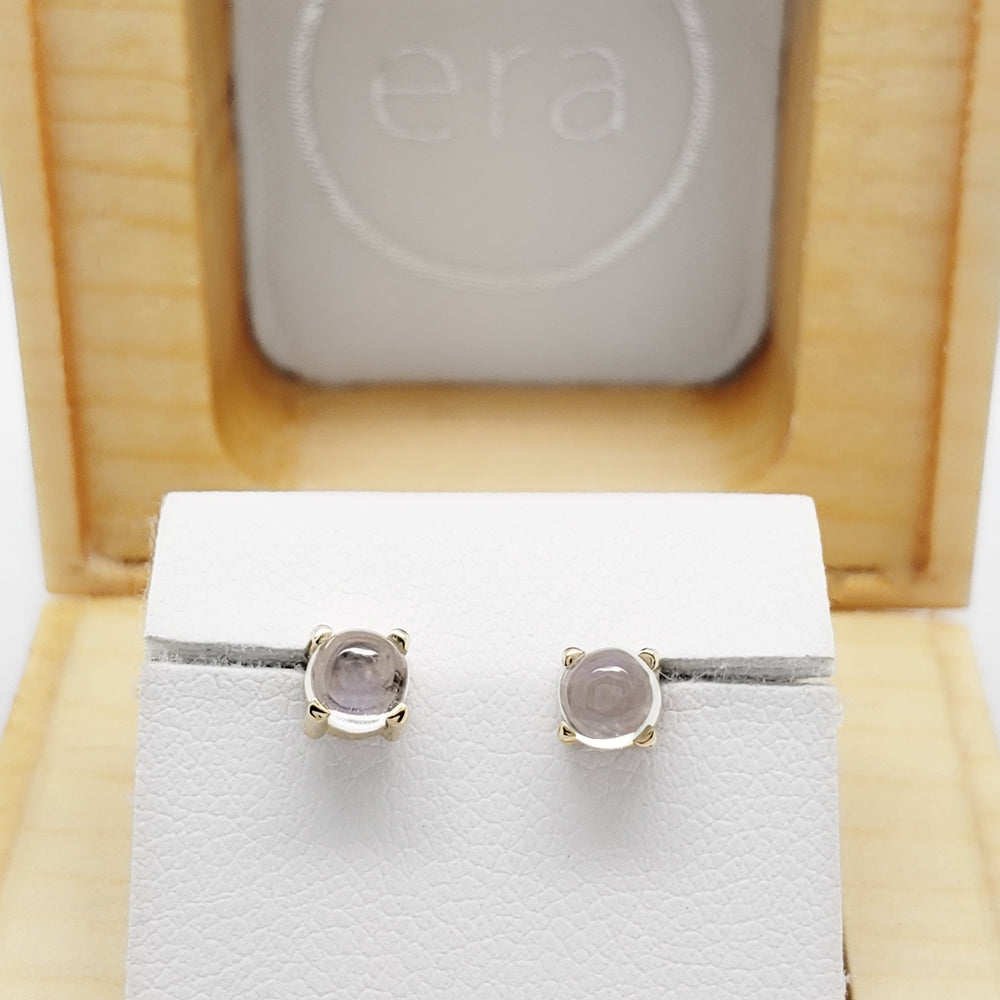 Moonstone Stud Earrings | Era Design Vancouver Canada