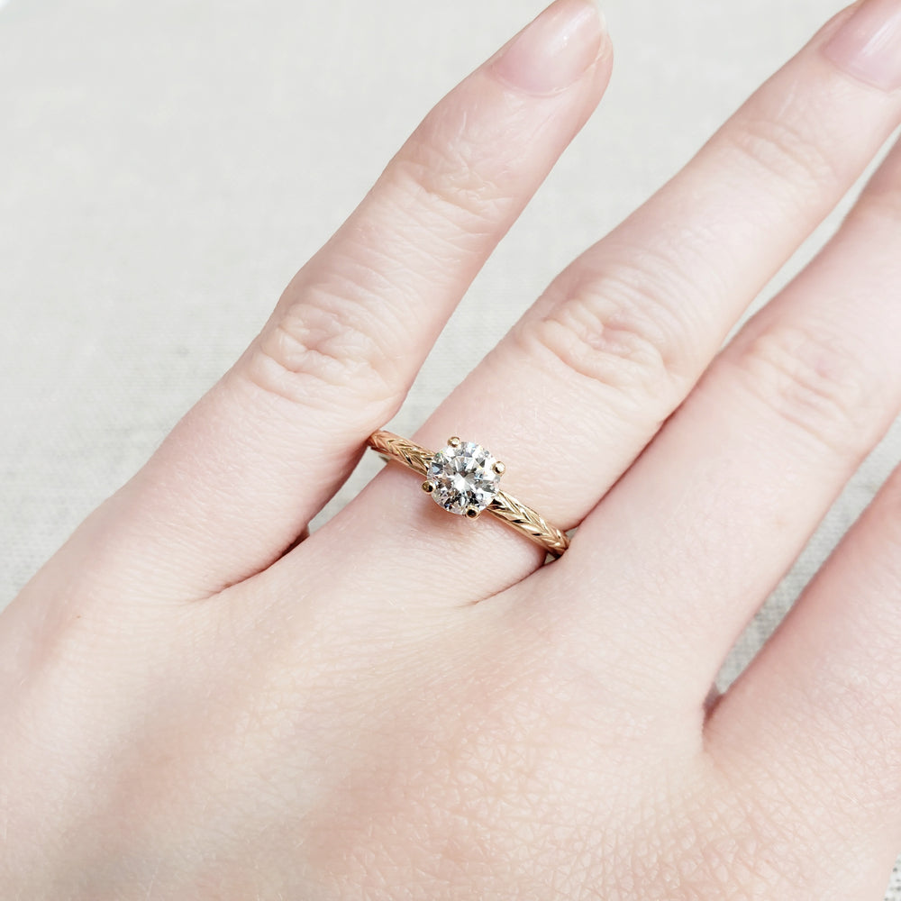 Moissanite Engagement Ring | Era Design Vancouver Canada