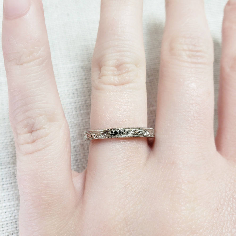 White Gold Wedding Ring | Era Design Vancouver Canada