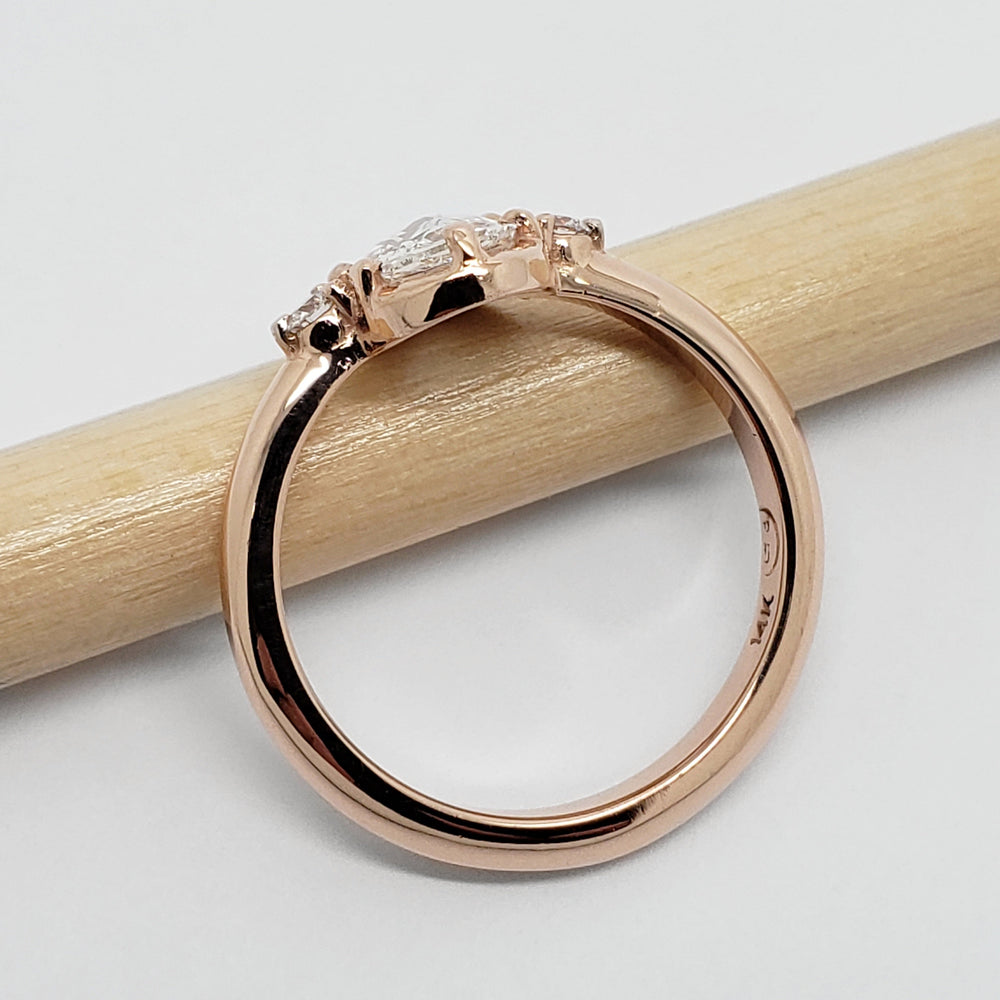 Rose Cut Diamond Engagement Ring | Era Design Vancouver Canada