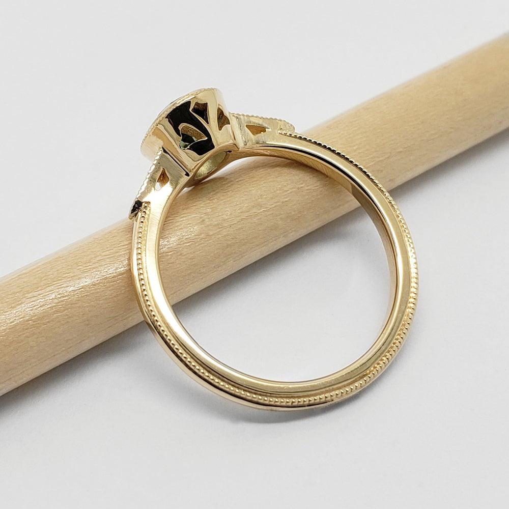 Australian Sapphire Engagement Ring | Era Design Vancouver Canada