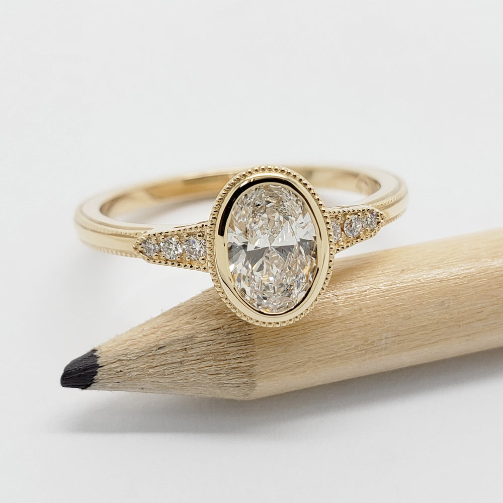 Lab Diamond Engagement Ring | Era Design Vancouver Canada