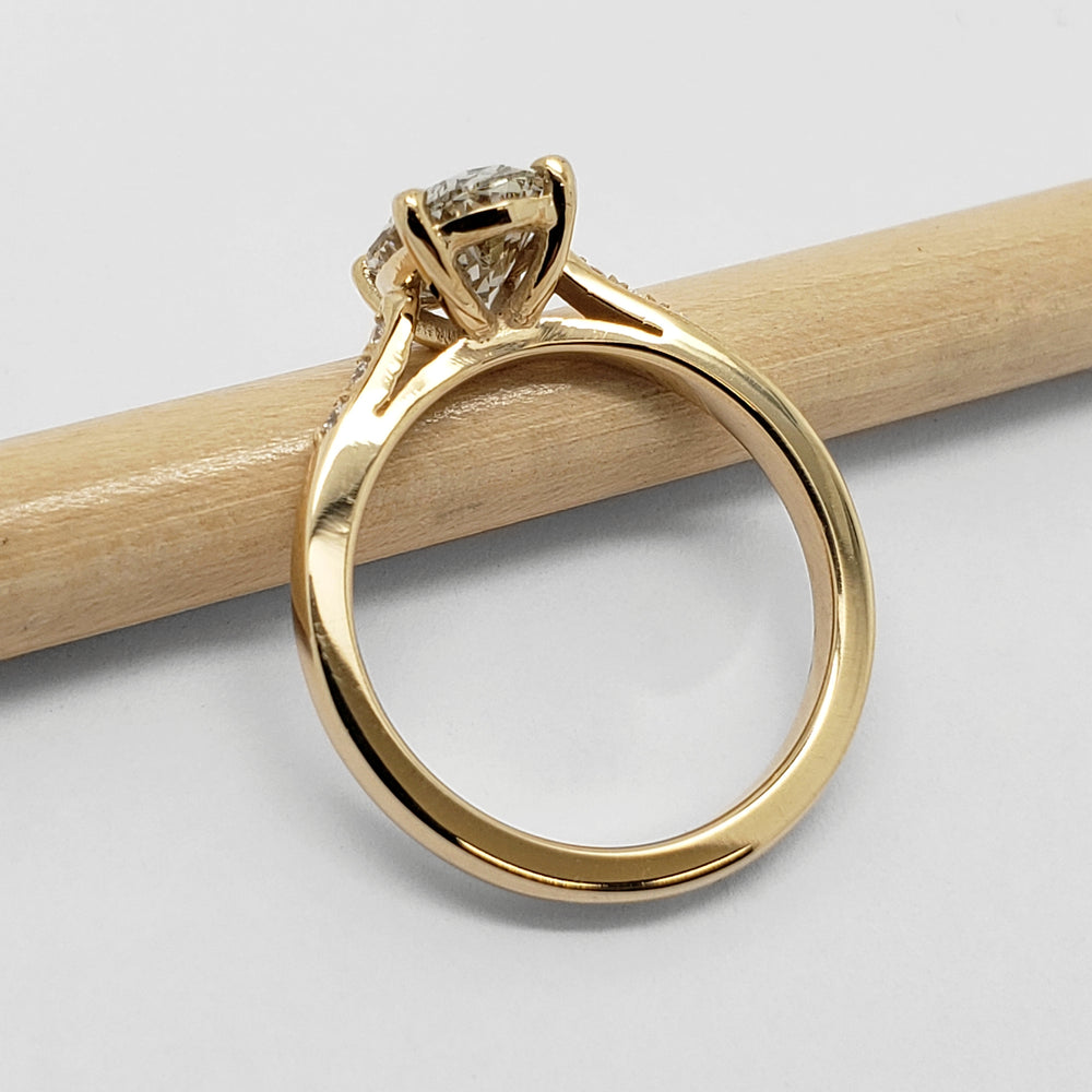 Lab Grown Diamond Engagement Ring | Era Design Vancouver Canada