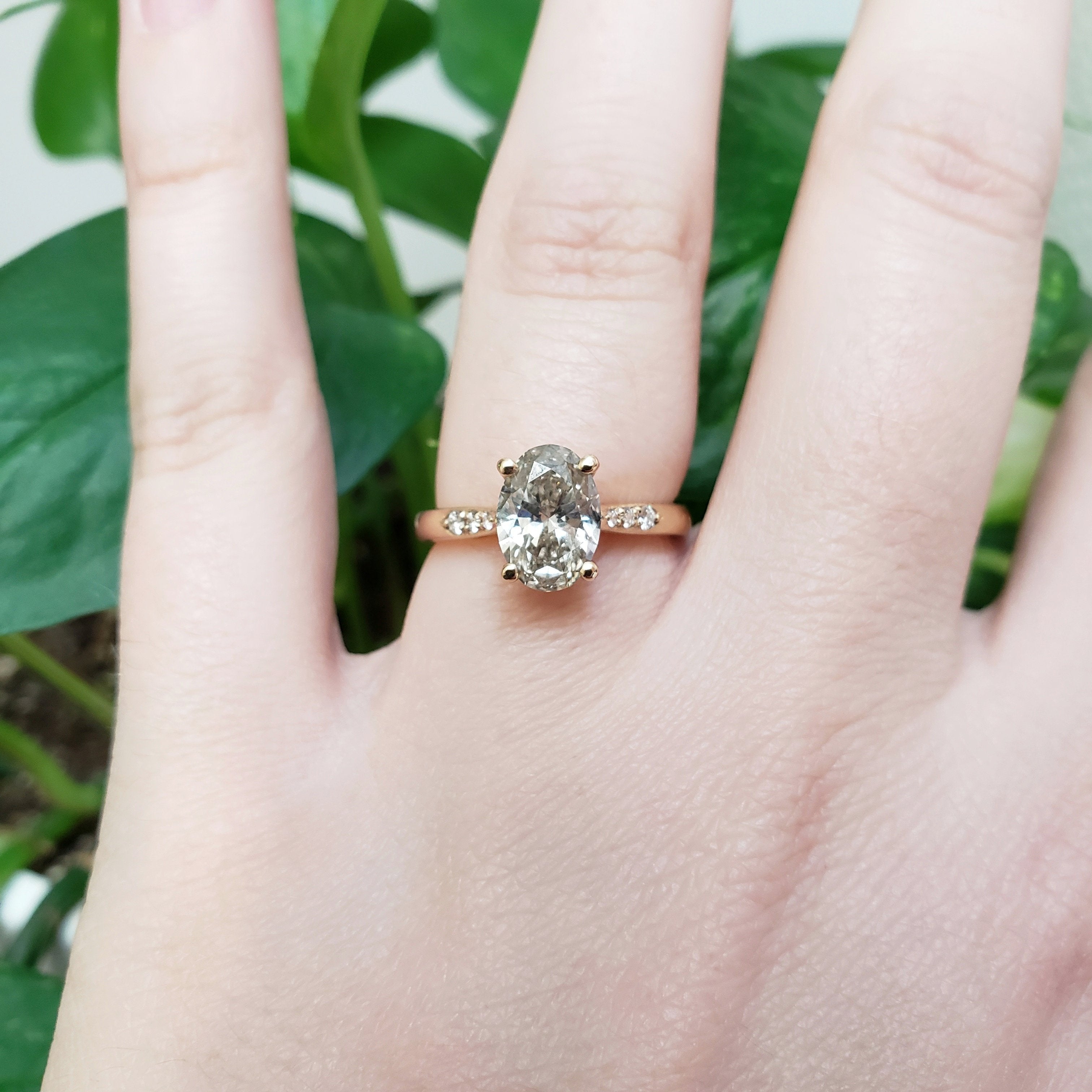 Tapered Solitaire Engagement Ring | Era Design Vancouver Canada