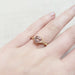  Peach Sapphire Engagement Ring | Era Design Vancouver Canada