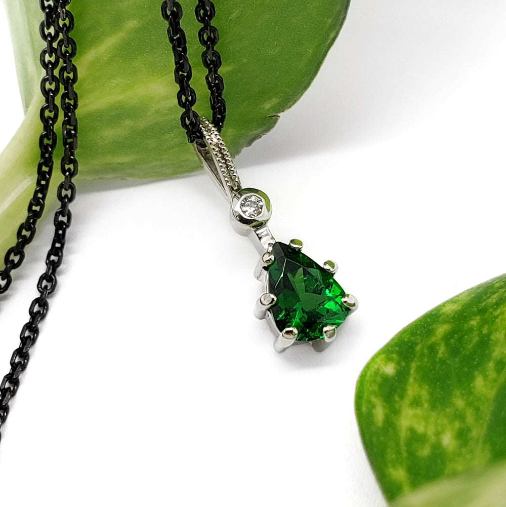 Tsavorite Garnet Pendant | Era Design Vancouver Canada