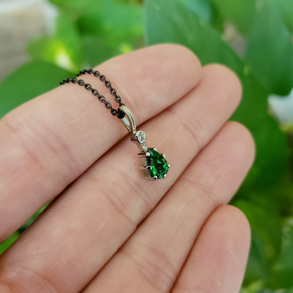 Tsavorite Garnet Pendant | Era Design Vancouver Canada