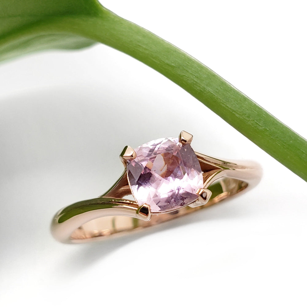 Pink Sapphire Engagement Ring | Era Design Vancouver Canada