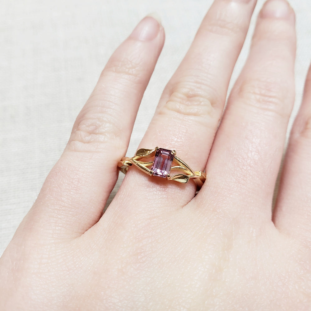 Pink Sapphire Engagement Ring | Era Design Vancouver Canada