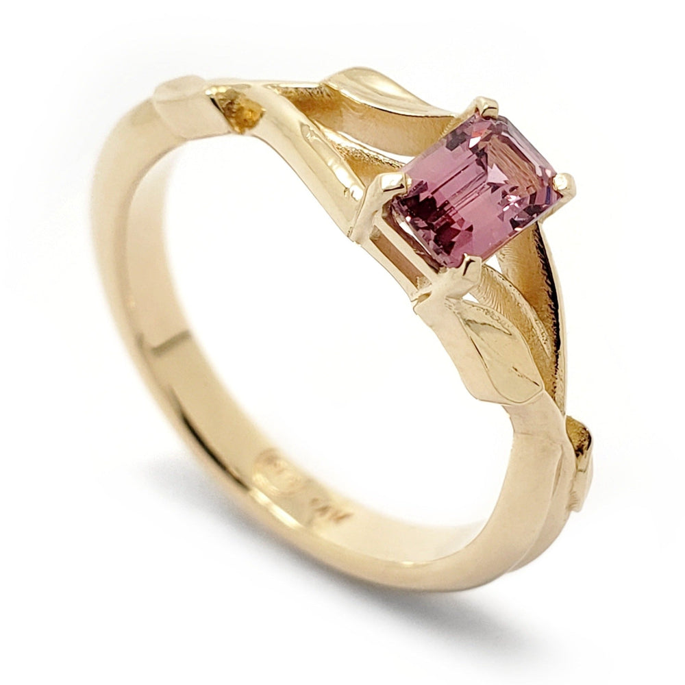 Pink Sapphire Engagement Ring | Era Design Vancouver Canada