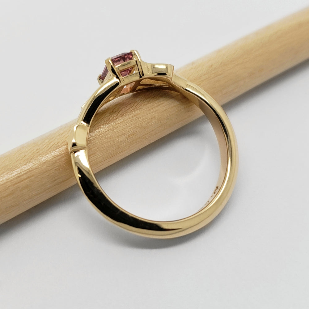 Pink Sapphire Engagement Ring | Era Design Vancouver Canada