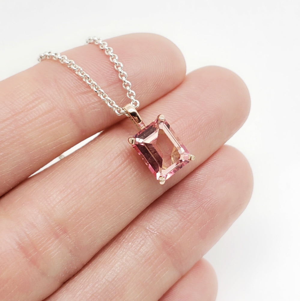 Pink Topaz Pendant | Era Design Vancouver Canada