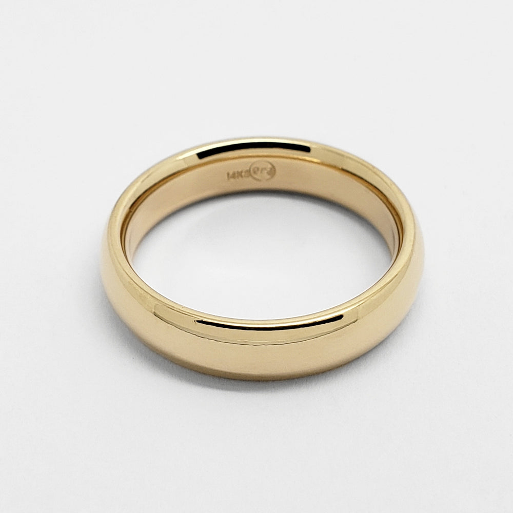 Yellow Gold Wedding Ring | Era Design Vancouver Canada