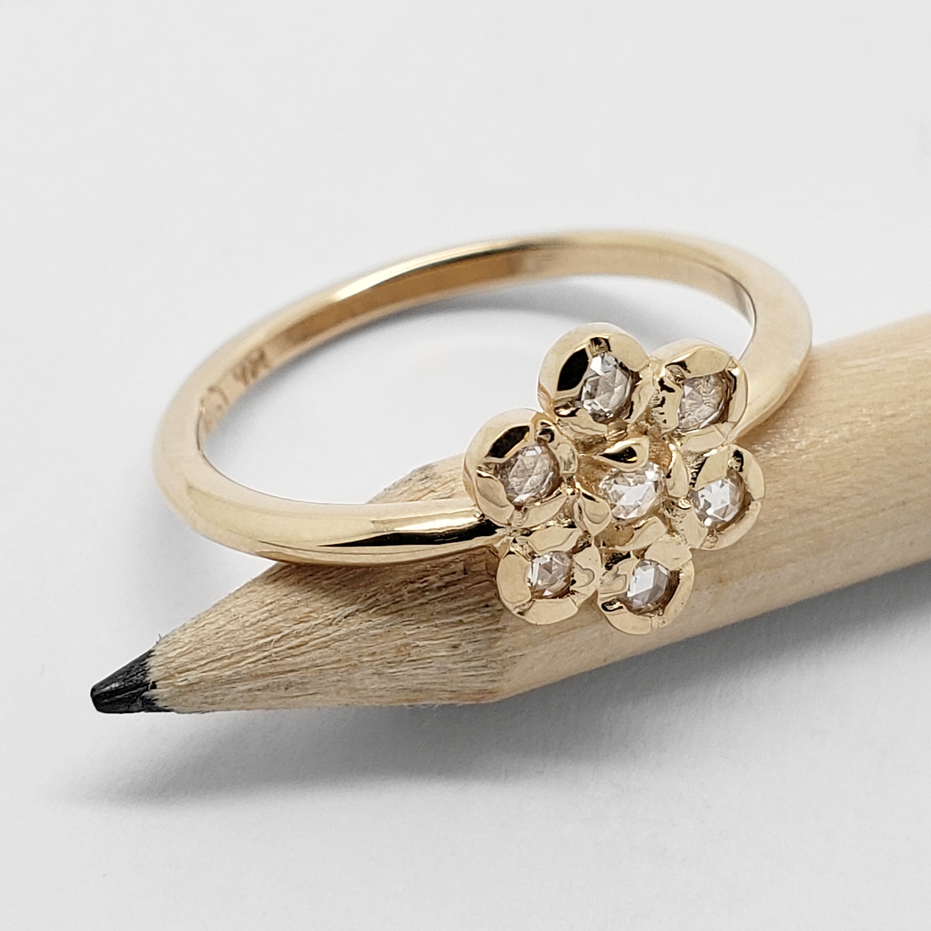 Diamond Flower Ring | Era Design Vancouver Canada