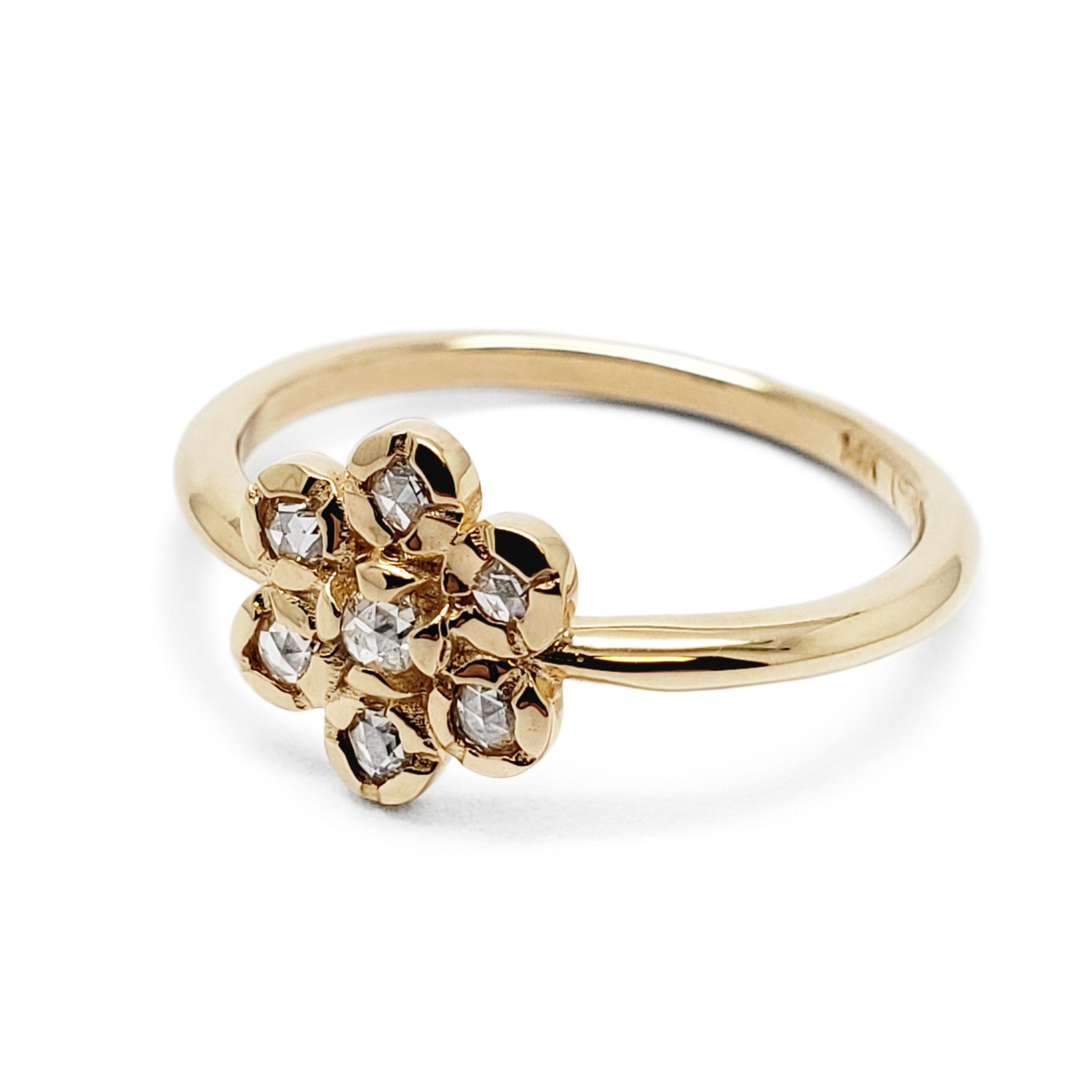 Diamond Flower Ring | Era Design Vancouver Canada