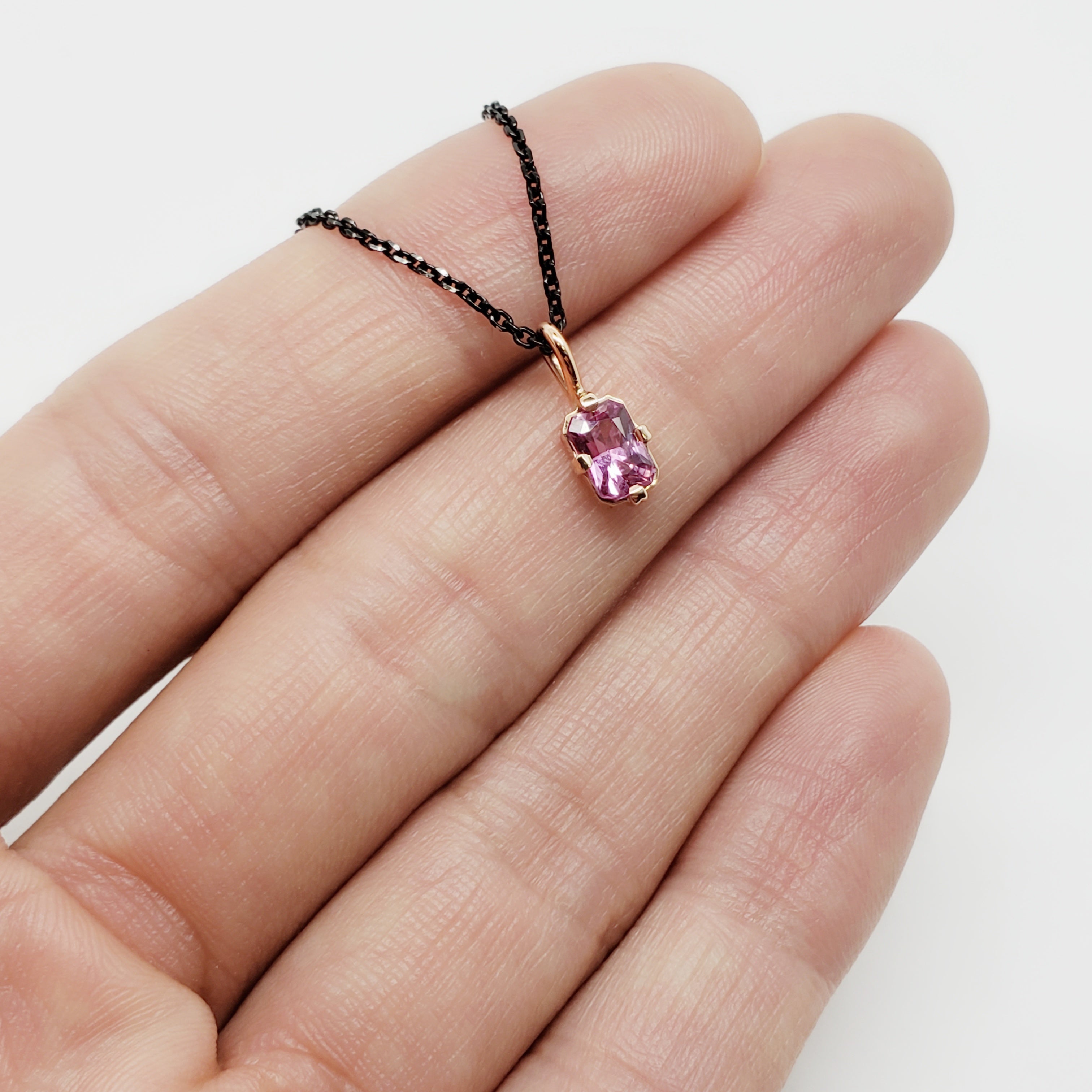 Rhodolite and Pink Sapphire Heart Pendant – Nicole Rose Fine Jewelry