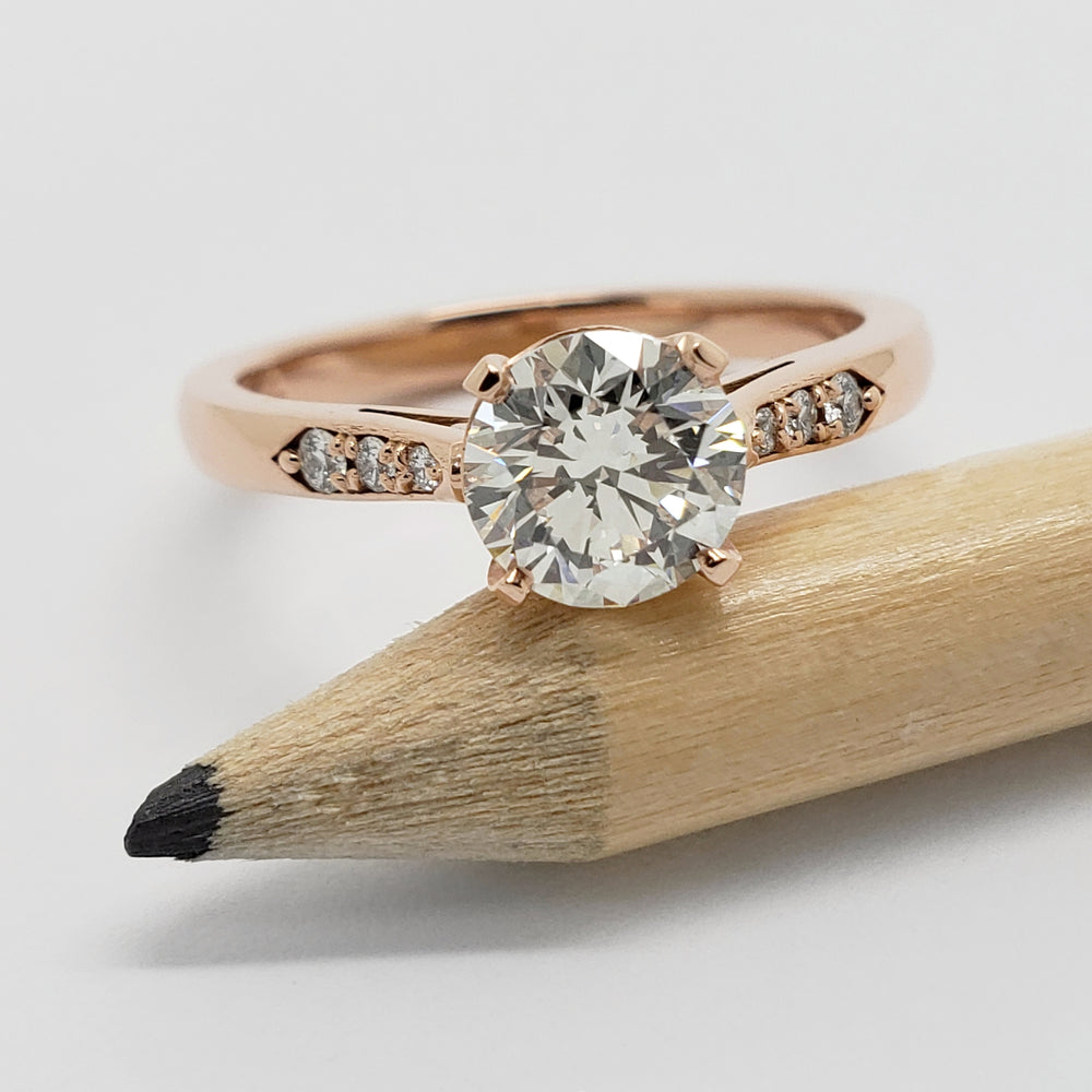Lab Grown Diamond Engagement Ring | Era Design Vancouver Canada