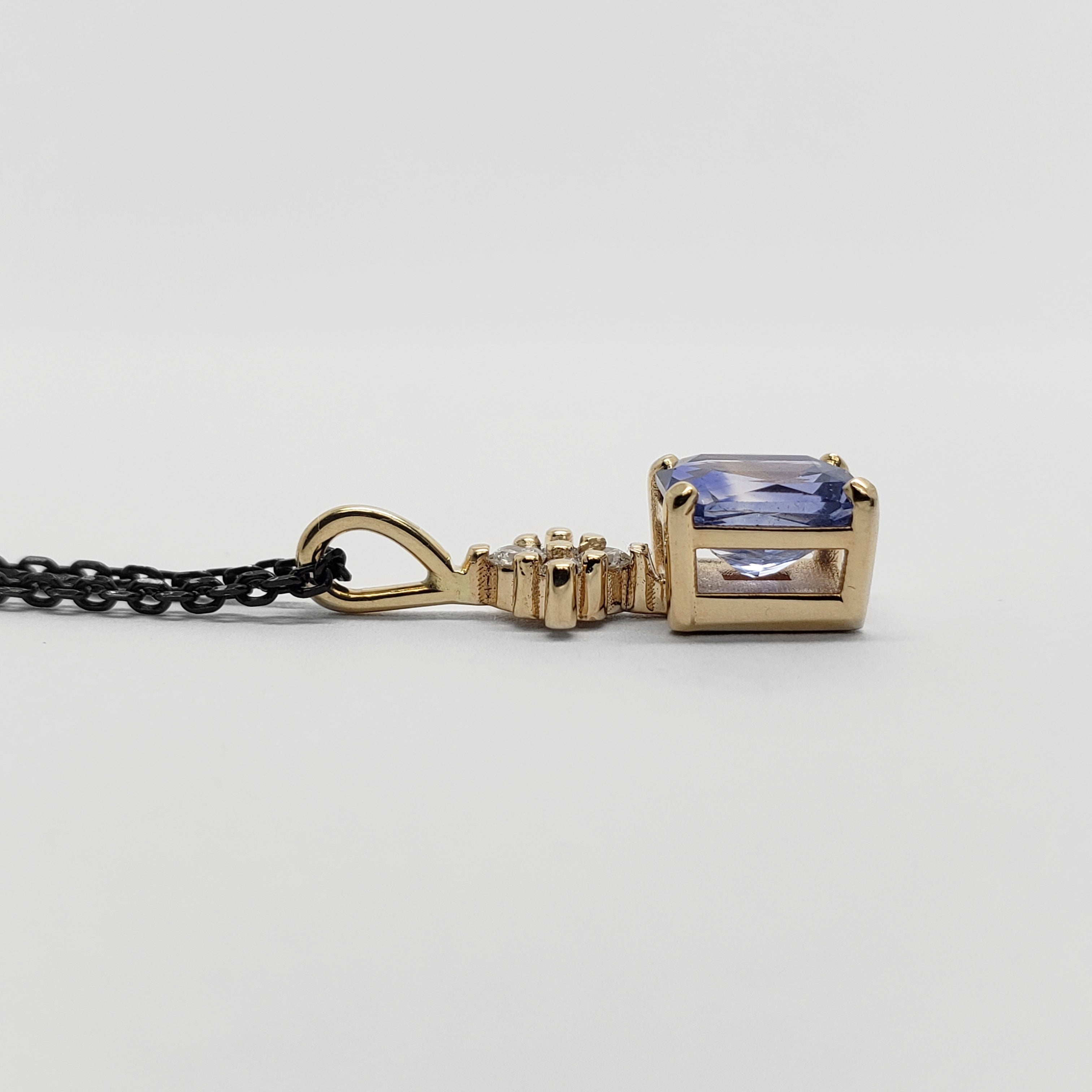 Sapphire and Diamond Necklace | Era Design Vancouver Canada