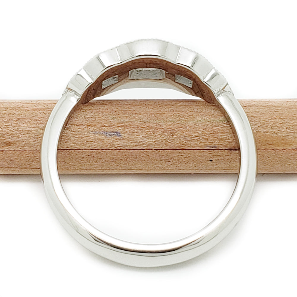 Sapphire & Lab Grown Diamond Engagement Ring | Era Design Vancouver Canada