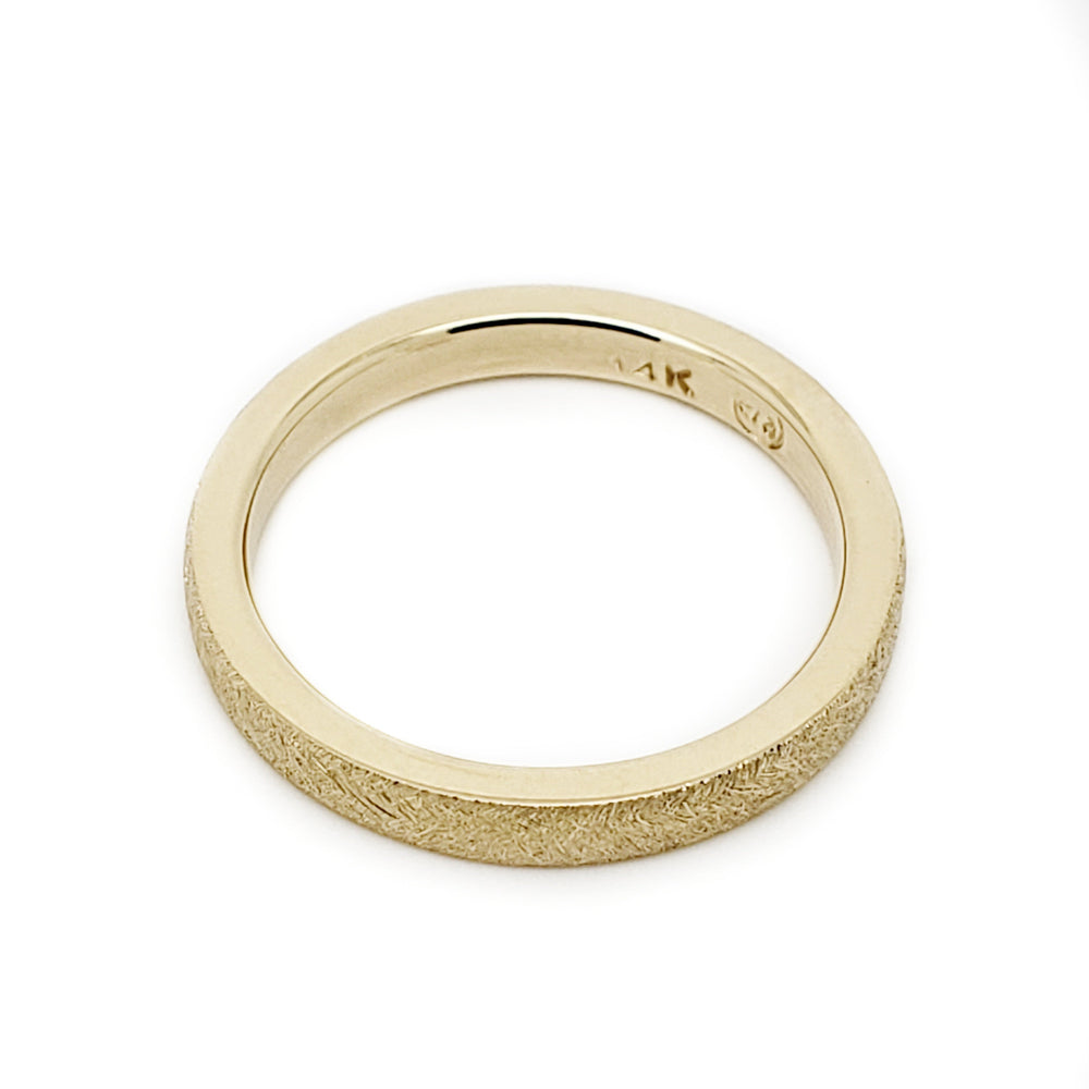 Yellow Gold Wedding Ring | Era Design Vancouver Canada