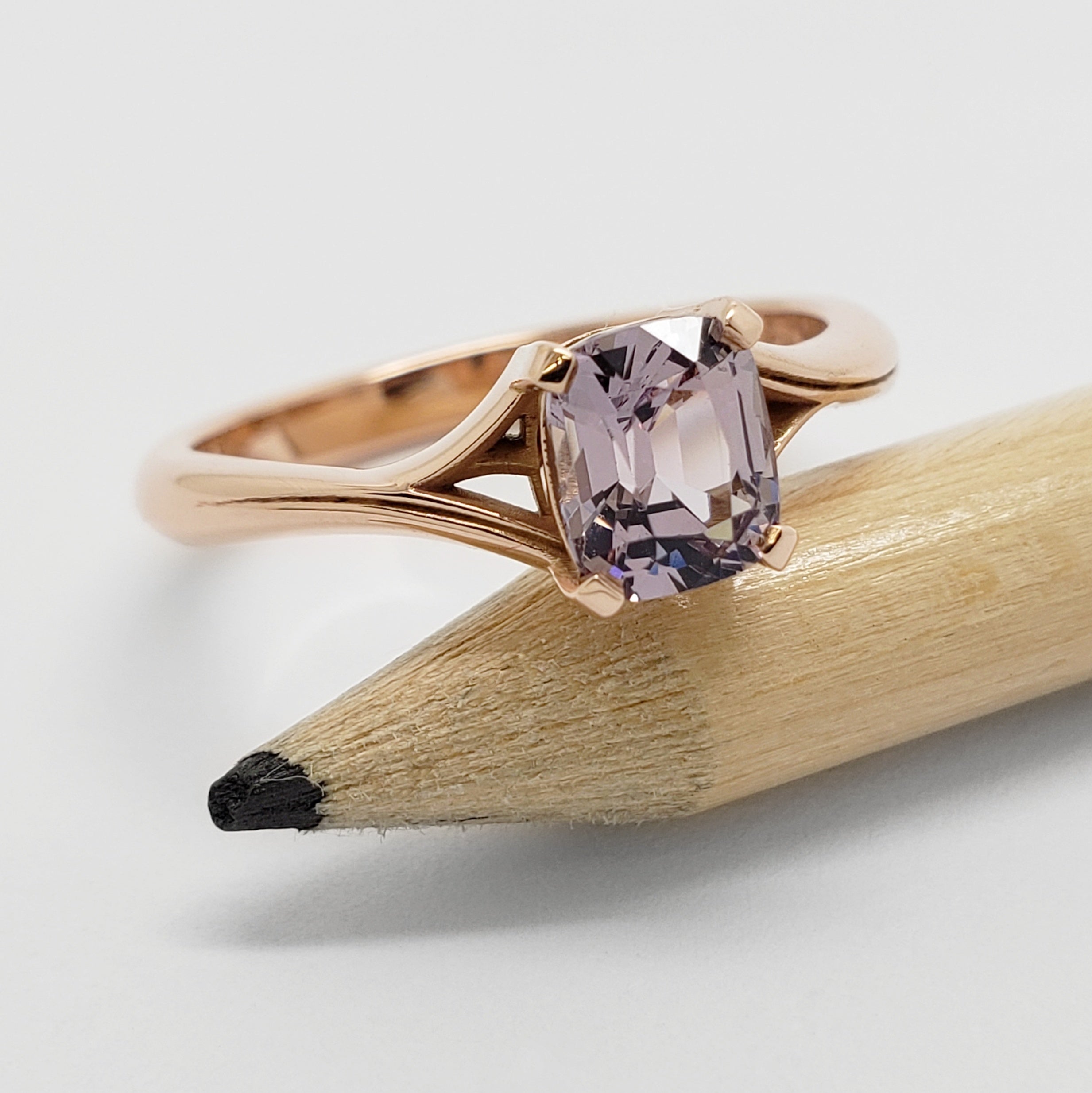 Purple Spinel Engagement Ring | Era Design Vancouver Canada