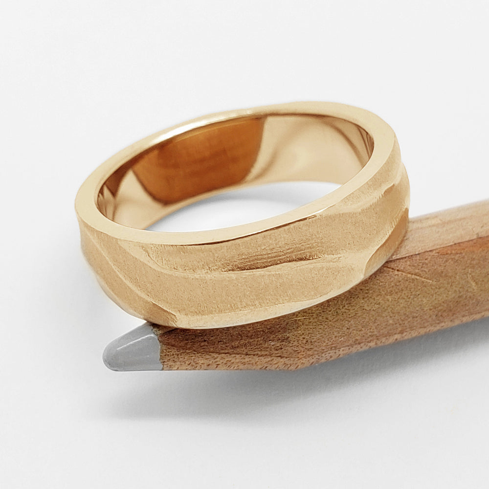 Yellow Gold Wedding Ring | Era Design Vancouver Canada