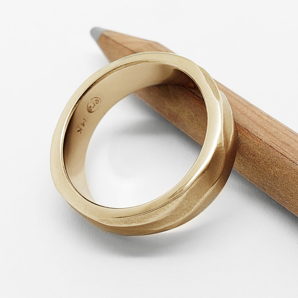 Yellow Gold Wedding Ring | Era Design Vancouver Canada