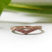 Rose Gold Engraved Wedding Ring | Era Design Vancouver Canada