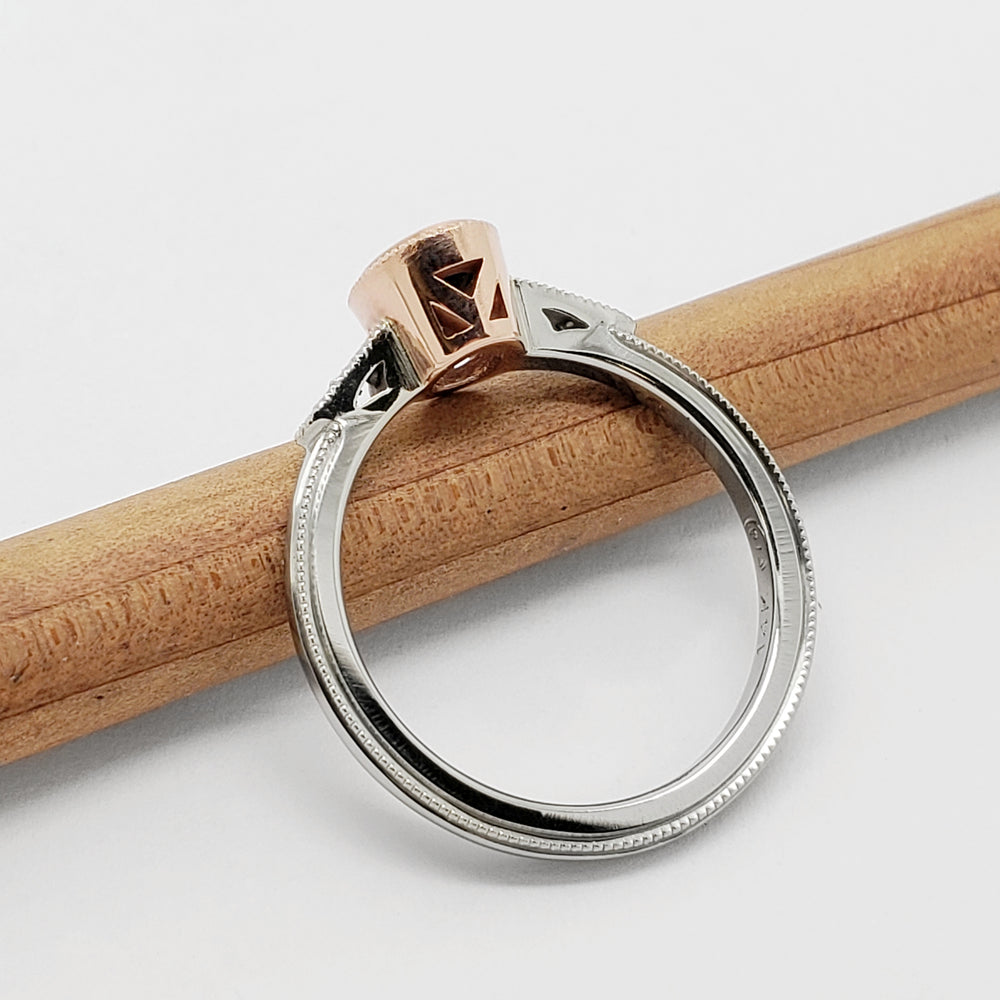 Australian Sapphire Engagement Ring | Era Design Vancouver Canada