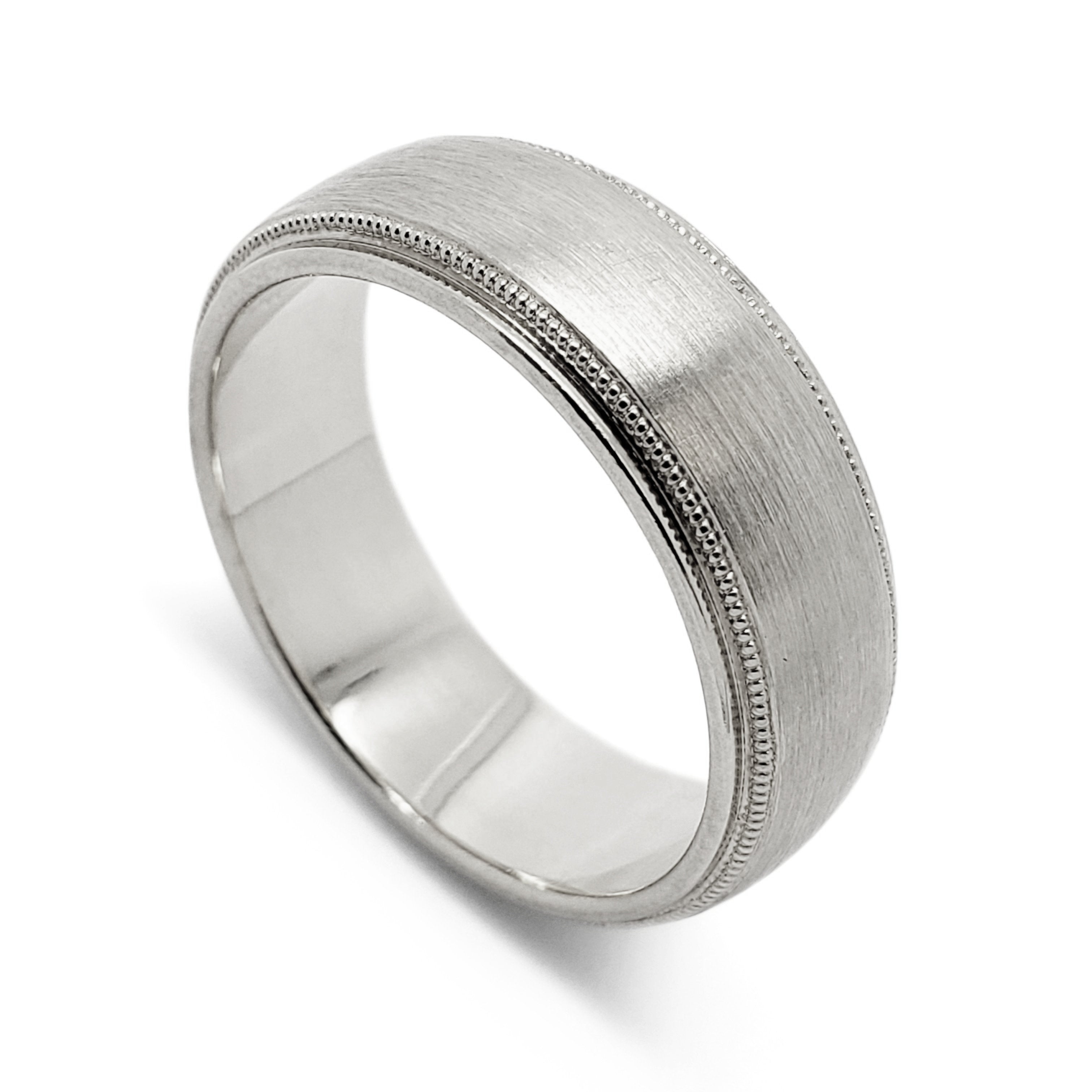 White Gold Wedding Ring | Era Design Vancouver Canada