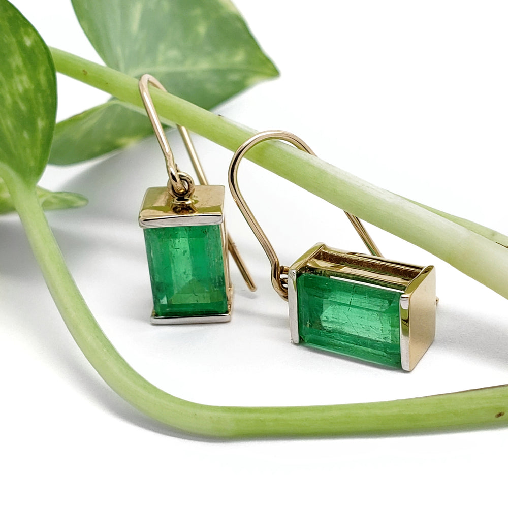 Vintage Emerald Earrings | Era Design Vancouver Canada
