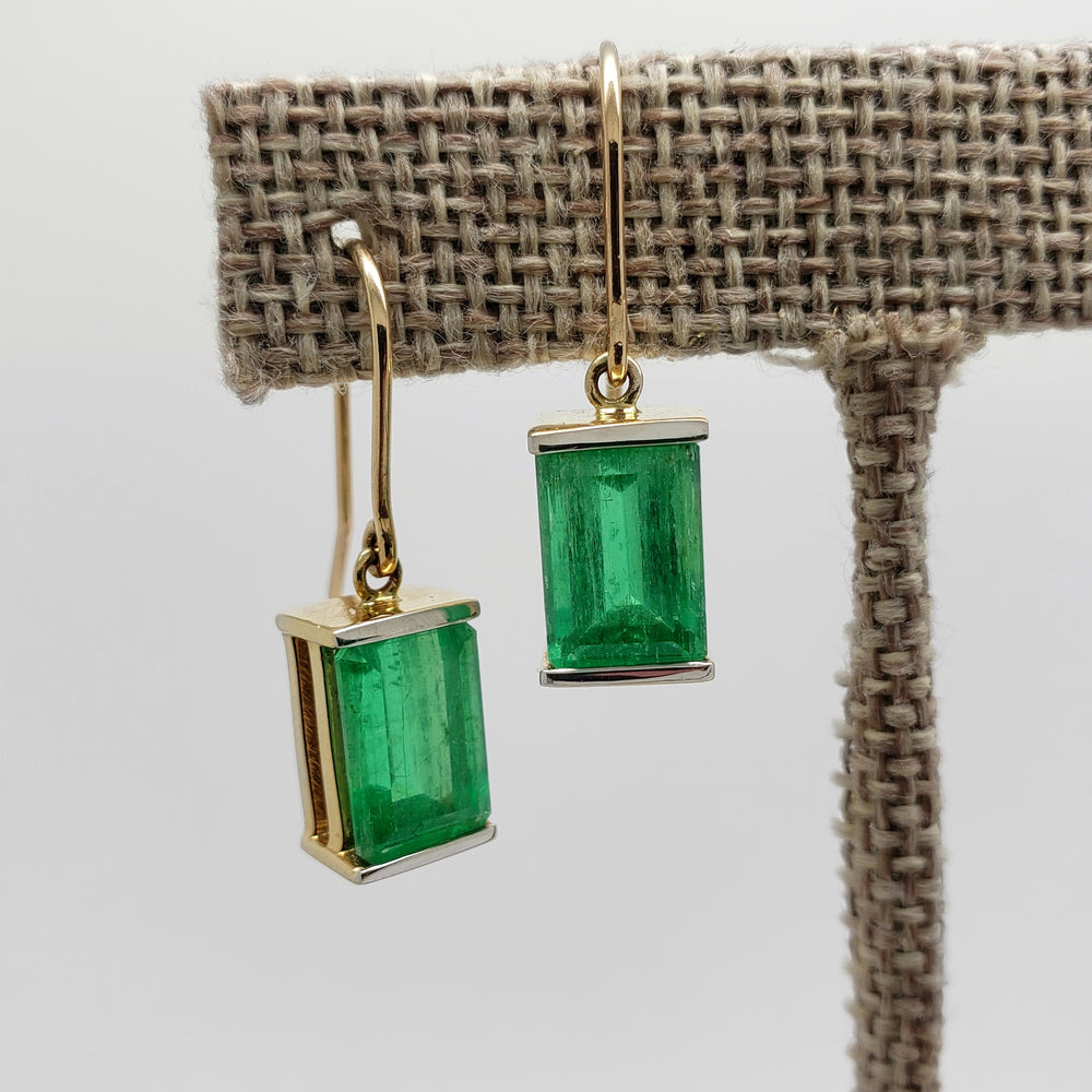 Vintage Emerald Earrings | Era Design Vancouver Canada