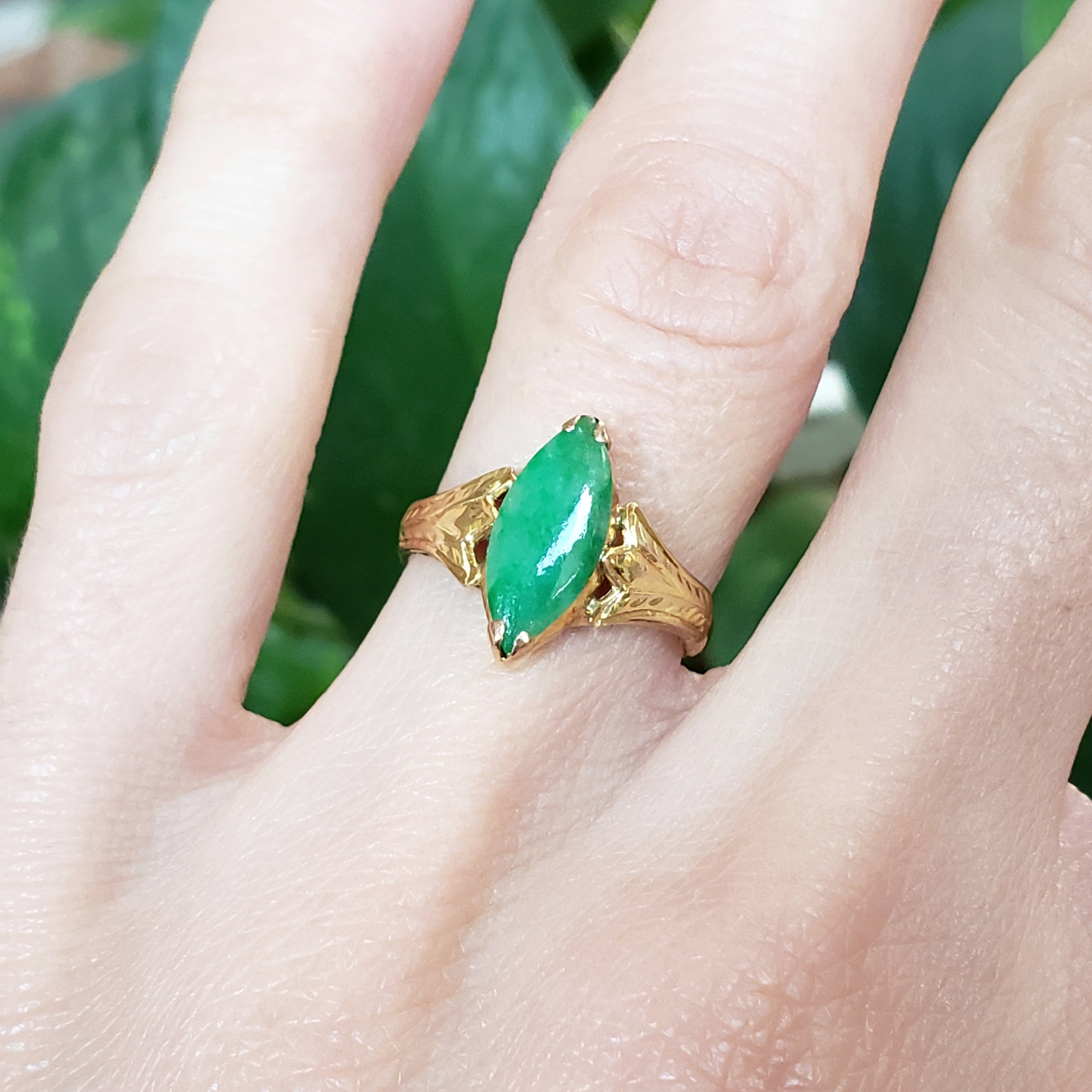 Vintage Jade Ring  Era Design Vancouver Canada