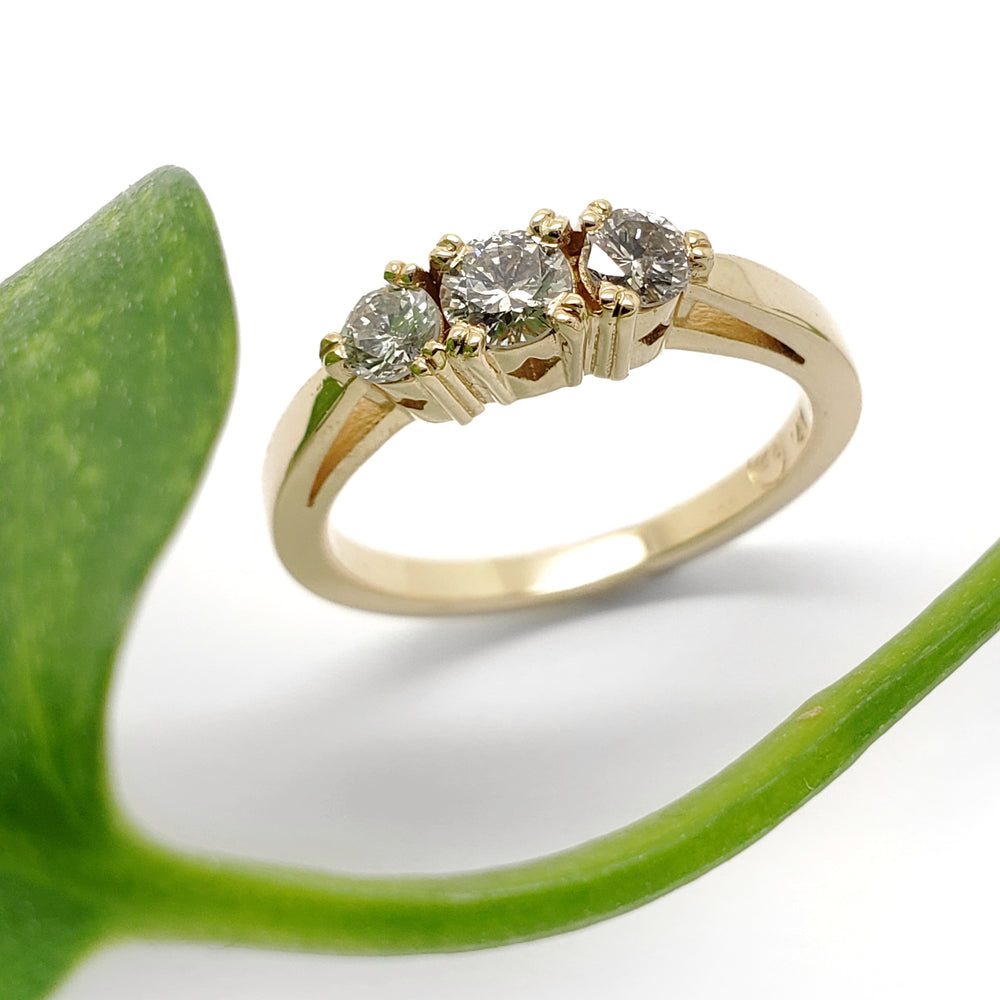 Reclaimed Diamond Engagement Ring | Era Design Vancouver Canada
