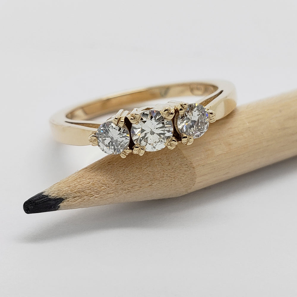 Reclaimed Diamond Engagement Ring | Era Design Vancouver Canada