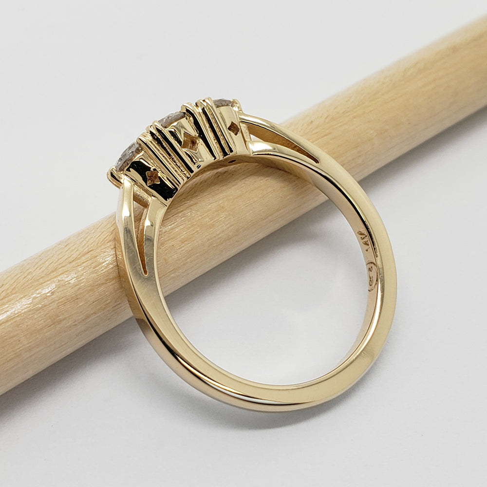 Reclaimed Diamond Engagement Ring | Era Design Vancouver Canada