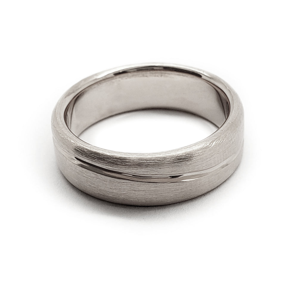 White Gold Wedding Ring | Era Design Vancouver Canada