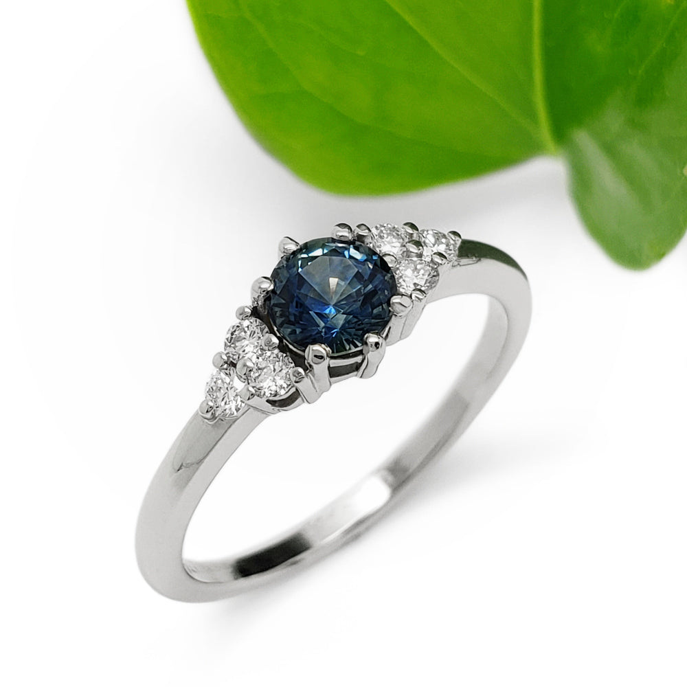 Montana Sapphire Engagement Ring | Era Design Vancouver Canada