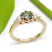 Green Sapphire Engagement Ring | Era Design Vancouver Canada